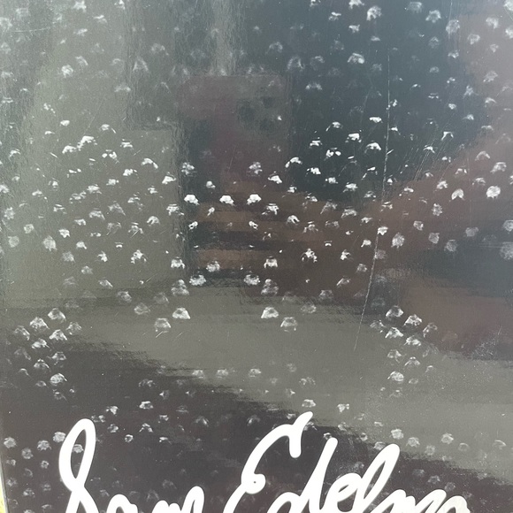 Black and gold accent Sam Edelman perforated combat boots for little princess. - Picture 10 of 11